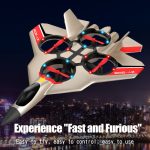 RC Combat Drone Fighter Jet - Toy with Lights for All Ages - Image 2