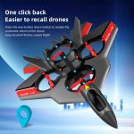 RC Combat Drone Fighter Jet - Toy with Lights for All Ages